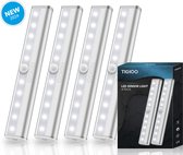 Eclairage LED avec détecteur de mouvement - Éclairage d'armoire cuisine sur batterie - Siècle des Lumières armoire LED sans fil (4 PACK)