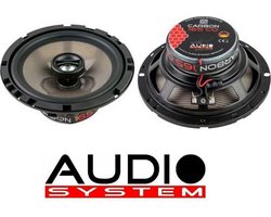 Audio System Carbon Series 165mm Coax System 2x110/70 watt Auto speakers 16.5cm ( 6.5 inch ) Luidsprekers