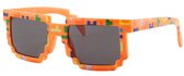 Zonnebril Kinderen - Grappig Montuur - Glazen 45 mm - Oranje
