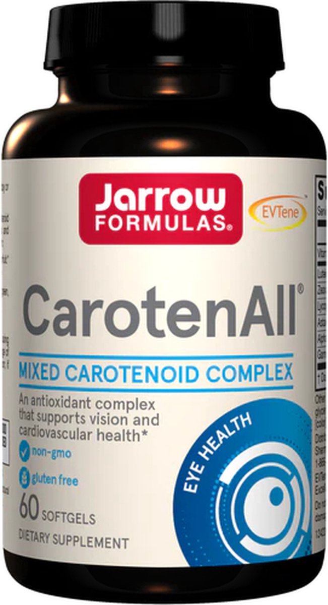 Goedkoopste CarotenAll 60 softgels - alfa-caroteen, beta-caroteen, luteine, astaxanthine, zeaxanthine en lycopeen | Jarrow Formulas