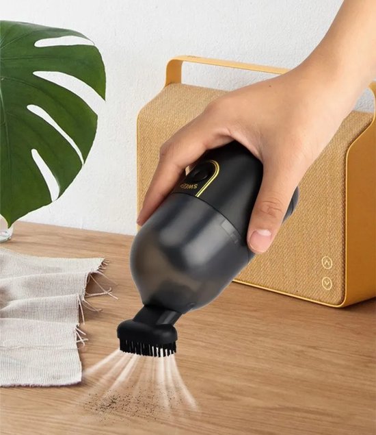 SPORWAY Mini Stofzuiger Tje – Handig En Draadloos Voor Op Je Bureau, In De Auto Of Op Reis! Voor Auto En Toetsenbord