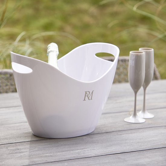 Champagne/dranken koeler transparant 35 cm bestellen