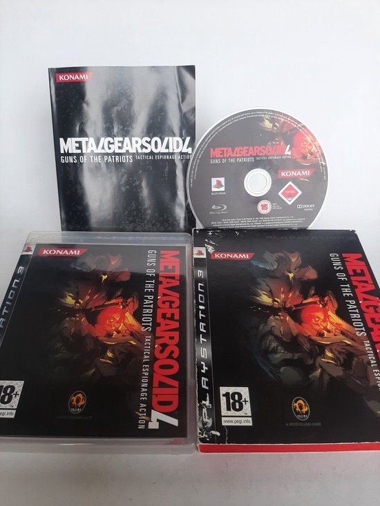 Metal Gear Solid 4 Guns of the Patriots édition Platinum - PS3