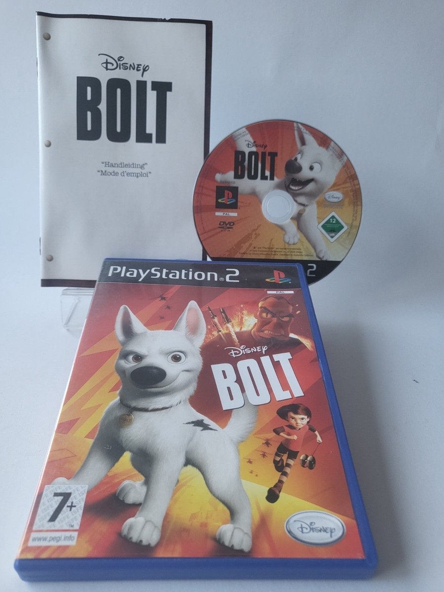 Disney Bolt, PS2 Italien PlayStation Jeux bol