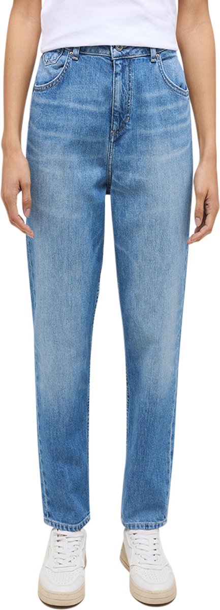Mustang Dames Jeans Broeken CHARLOTTE tapered Fit Blauw 27W / 32L Volwassenen