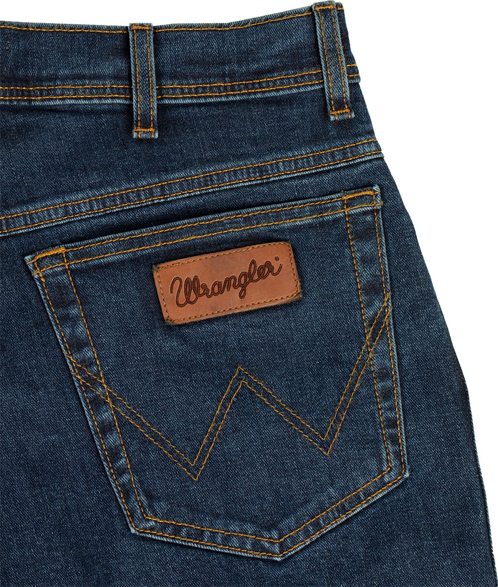 Wrangler Heren Jeans Broeken regular/straight Fit Blauw 33W / 34L Volwassenen