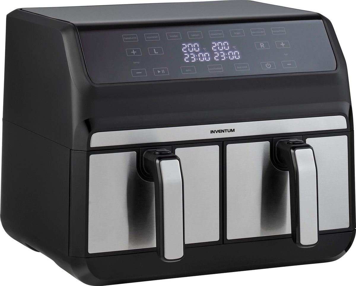 Inventum GF800HLD Airfryer met Dubbele Lade - afbeelding 2
