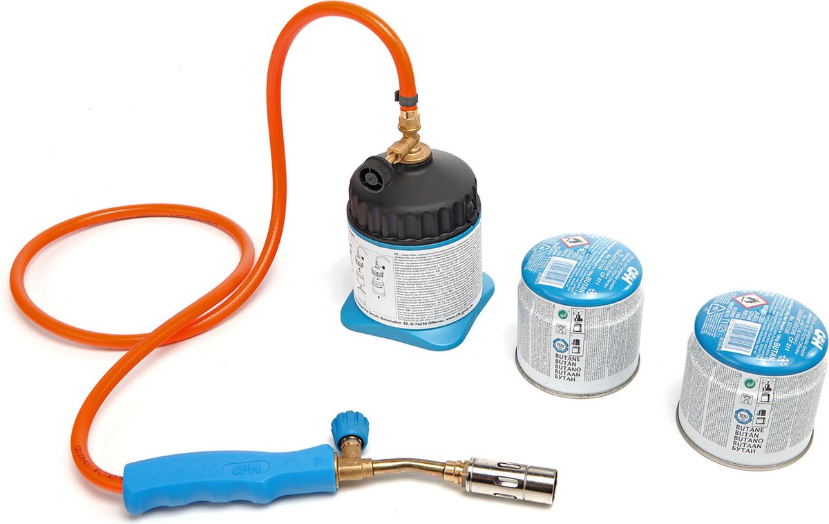 CFH Gassoldeerbrander LM3000 Inclusief 2 Gasbusjes