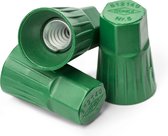 Q-Link lasdop – conex – meerdere malen bruikbaar – 3 – 12.5 mm – groen – 20 stuks