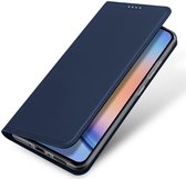 Dux Ducis - Telefoon Hoesje geschikt voor de Samsung Galaxy A35 5G - Skin Pro Book Case - Blauw