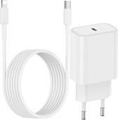 Phreeze 20W Adapter - Geschikt voor iPhone Snellader + USB C naar 8-PIN Oplader Kabel - 2 Meter