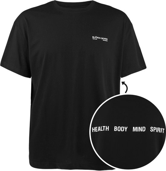Björn Borg training T-shirt - zwart - Maat: XL