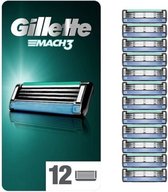 Gillette Mach3 - 12 pièces - Lames de rasoir