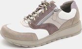 Durea Dames Sneaker - 6279-685-0358 Taupe/Wit/Beige - Wijdte H - Maat 7 (40.5)