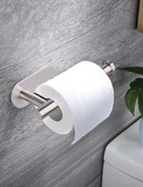 1pc roestvrijstalen papieren handdoekhouder, moderne stevige papieren handdoekdispenser voor badkamer- WC Rolhouder - zilver