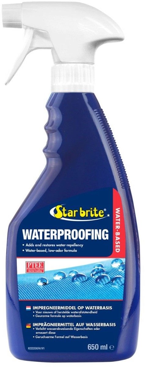 STAR BRITE Waterbasis Impregneerspray, Impregneermiddel + Vlekafstoter + UV-Bescherming - 650 ml