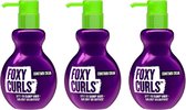 Bed Head by TIGI Foxy Curls Curly Hair Cream for Defined Curls - voordeelverpakking - 3 x 200 ml