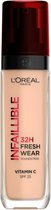 2x L'Oréal Infaillible 32H Fresh Wear Foundation 145 Beige Rose 30 ml