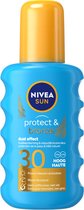 Nivea Sun Protect & Bronze Zonnebrand Spray SPF 30 - 3 x 200 ml - Voordeelverpakking