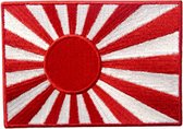 Japanse Marine vlag aufgehende zon opzetstukken geborduurde patch om op te opstrijken/naaien