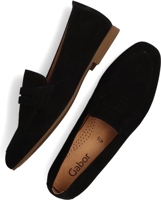 Gabor 213 Loafers - Instappers - Dames - Zwart - Maat 39