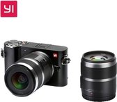 YI M1 Mirrorless Digitale Camera – Portret en Zoom Lens – Zwart