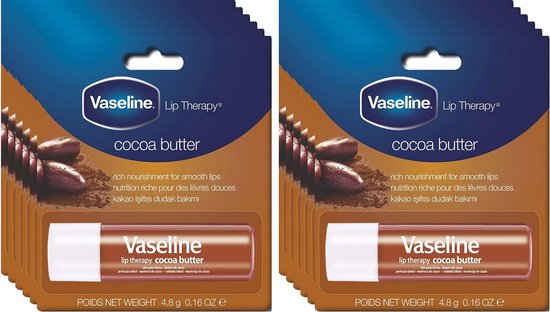 Vaseline Cocoa Butter Lippenbalsem -12 x 4.8 g