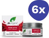 Dr Organic Rozen Otto Dagcreme (6x 50ml)