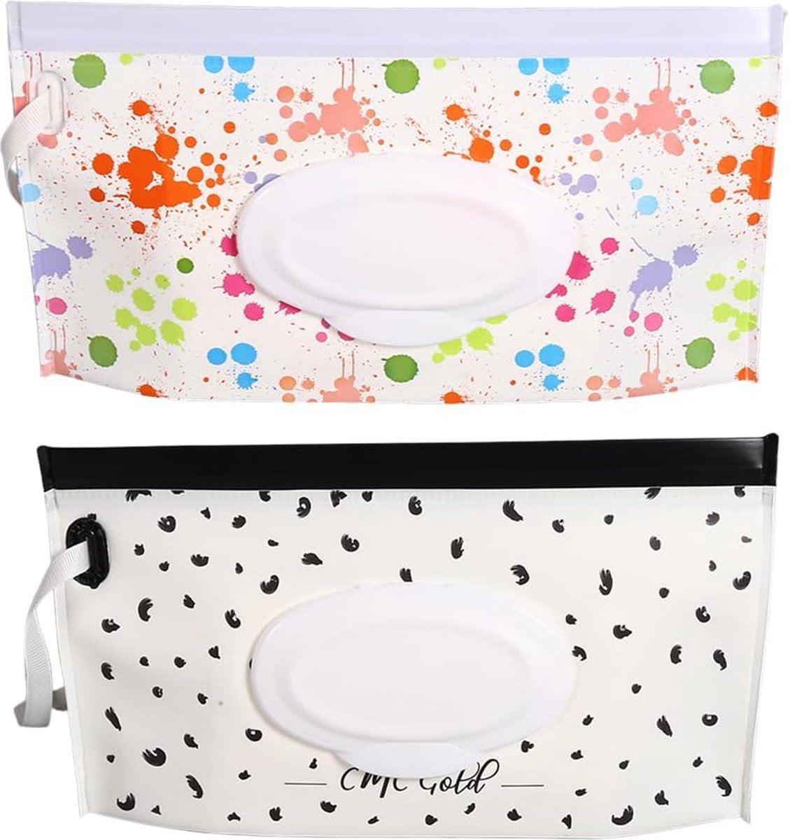 Lot De 2 Sacs à Lingettes Bébé - Portables Et Réutilisables Pour Sorties