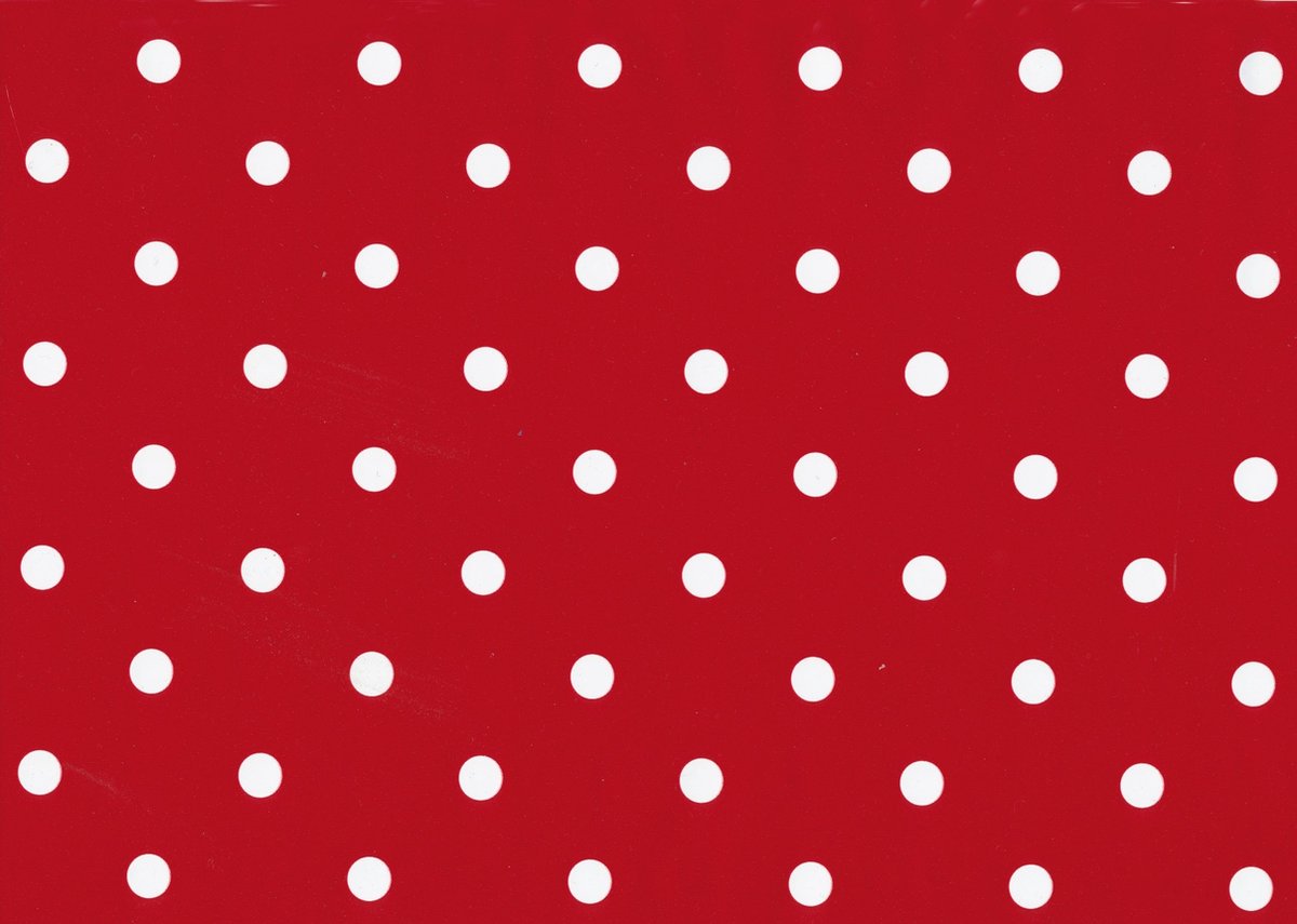 Raamfolie/Plakfolie - Decoratiefolie - Plakfolie-Plakplastic dots rood