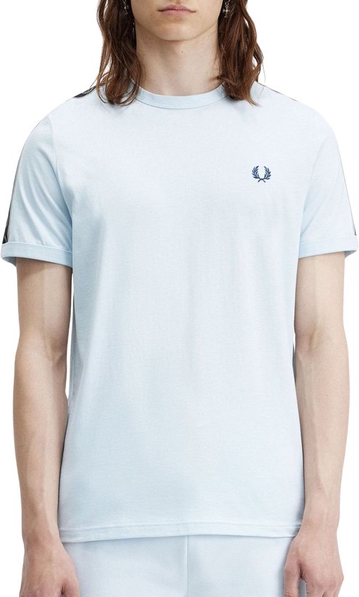 Contrast Tape Ringer T-shirt Mannen - Maat XL