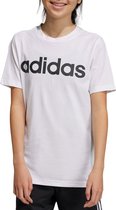 T-shirt en coton adidas Sportswear Essentials Linear Logo - Enfants - Wit- 176