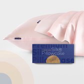 Taie d'oreiller en Silk Slowwave Premium - Couleur : Cherry Blossom (rose) - Découvrez la meilleure taie d'oreiller en soie - 100 % soie de mûrier - 22 momme - Qualité la plus élevée (grade 6A) - 60x70 cm