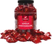 Cote d'Or Mini Bouchée chocolade met opschrift "Joyeux Anniversaire!" - chocolade verjaardagscadeau - melkchocolade met praliné - 1000g