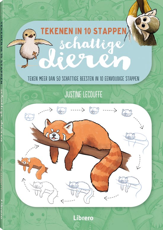 Schattige dieren – Tekenen in 10 stappen - cover