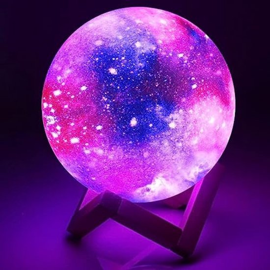 Lampe Lune - 15 CM - Violet
