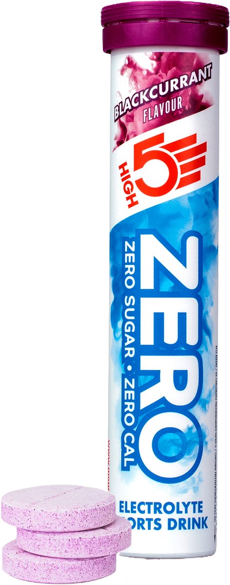 High 5 - Zero Active Hydration Tabs - Blackcurrant - 20x8 - Display - Hydrotabs — afbeelding 2