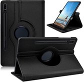 Draaibaar Hoesje - Rotation Tabletcase - Multi stand Case Geschikt voor: Samsung Galaxy Tab S9 FE 5G 10.9 inch (SM-X510/X516B/X518U) & Tab S9 (SM-X710/X716B/X718U) 11 inch Zwart