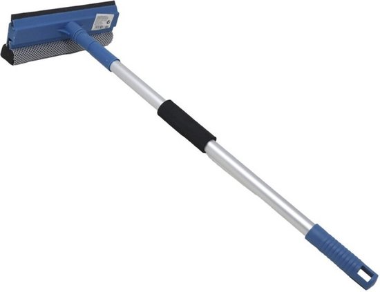 Concorde Raamwisser met telescoopsteel - 95 cm - blauw - ramenwasser
