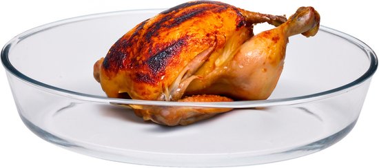 Foto: Ovenschaal rond met deksel 35 liter pyrex classic