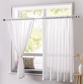 120 cm - 45 cm - Blauw - Polyester - Vitrages kopen? | Korting tot 25