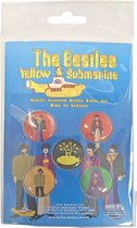 The Beatles - Badge/bouton portrait sous-marin Yellow - Set de 5 - Multicolore