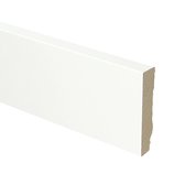 Whiteline - MDF plint - 70x15mm - Wit gefolied - Bundel 5 stuks - Lengte 2.4m - Voordelig MDF plinten kopen - Eenvoudige installatie met montagekit of spijkers - Woodstep