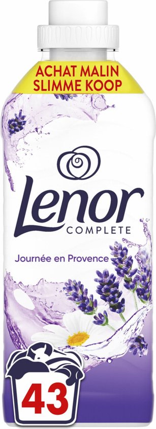 Lenor Adoucissant Journée en Provence - 12 x 43 Lavages - 12 x 903 ml