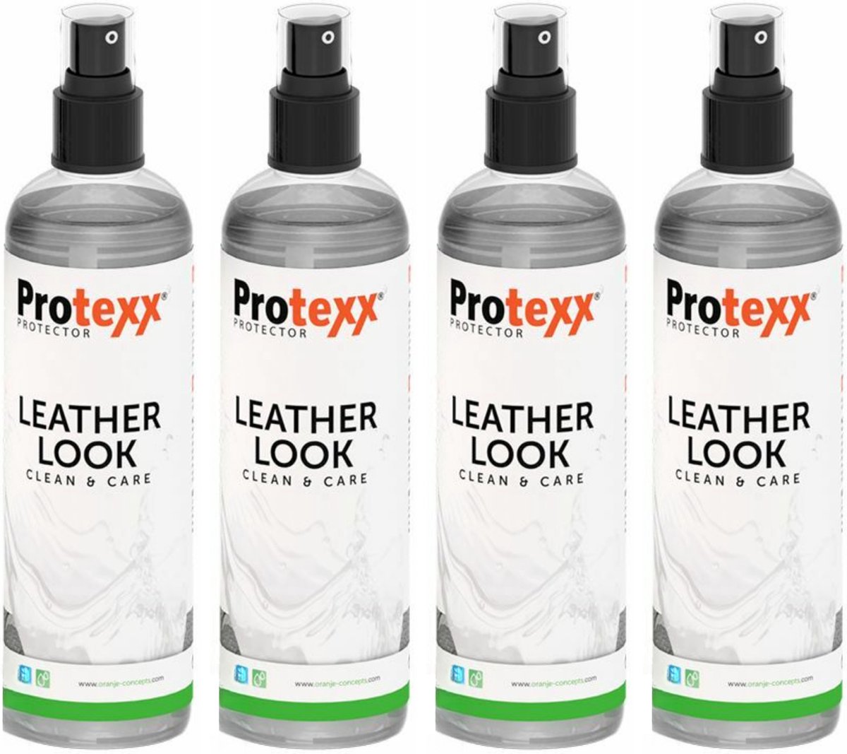 Protexx Leatherlook Clean & Care - 4 x 250ml - Leather Look (1000ml)