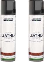 All-In House Brushed Leather Protector Spray - 2 x 250ml