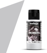Vallejo 73601 Grey - Base de maquillage - Acryl (60 ml) Flacon de Peinture