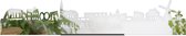 Standing Skyline Alblasserdam Spiegel - 40 cm - Woon decoratie om neer te zetten en om op te hangen - Meer steden beschikbaar - Cadeau voor hem - Cadeau voor haar - Jubileum - Verjaardag - Housewarming - Aandenken aan stad - WoodWideCities
