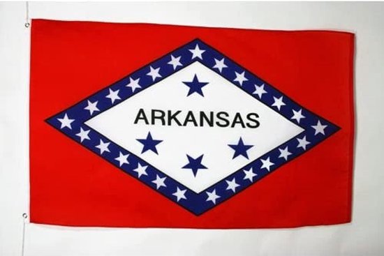 VlagDirect - Arkansas vlag - 90 x 150 cm.