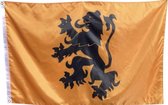 VlagDirect - Oranje Leeuw vlag - Nederlands Elftal vlag - Hollandse leeuw vlag - 90 x 150 cm.